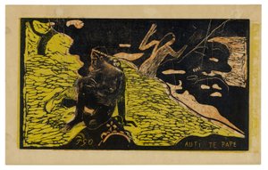 Auti te pape (Vrouwen bij de rivier), uit de Noa Noa Suite door Paul Gauguin