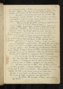 Voor en na - Eerste pagina van hoofdtekst door Paul Gauguin
