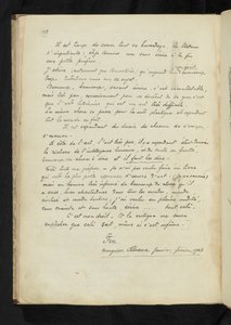 Avant et après - Laatste pagina van hoofdtekst door Paul Gauguin
