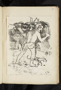 Terugkeer van de jacht door Paul Gauguin