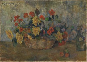 Mand met bloemen, 1884