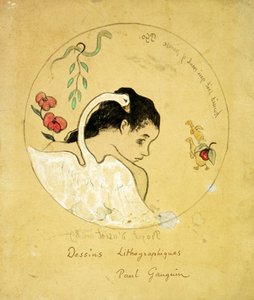 Ontwerp voor een Bord - Leda en de Zwaan, 1889