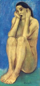 Bretonse Avond door Paul Gauguin