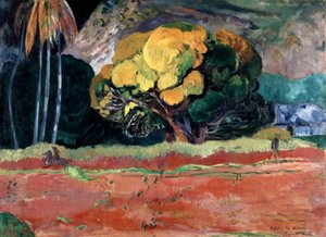 Fatata Te Moua Aan de voet van een berg, 1892
