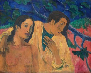 Vlucht Tahitiaanse Idylle door Paul Gauguin