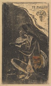 Hier maken we liefde Te Faruru, uit Fragrance Noa Noa, 1893-94 door Paul Gauguin