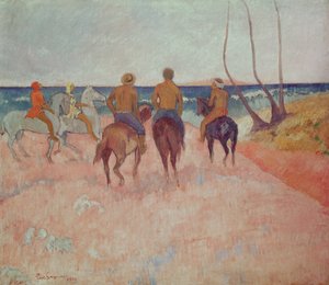 Ruiter op het strand (Hiva Hoa) 1902