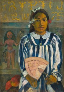 Merahi metua no Tehamana Tehamana Heeft Veel Ouders of De Voorouders van Tehamana, 1893 door Paul Gauguin