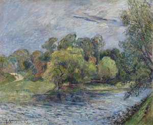 Oestervold Park, Kopenhagen door Paul Gauguin