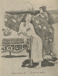 Waar denk je aan, ik weet het niet, 1936 door Paul Gauguin