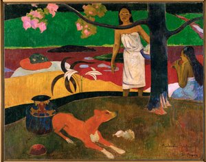 Pastorales tahitiennes (olieverf op doek)