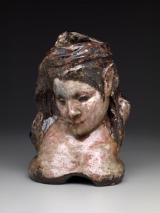 Portretvaas van Mme. Schuffenecker, c.1889-90 door Paul Gauguin