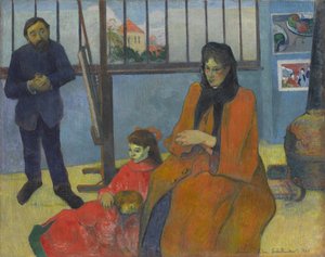 Het atelier van Schuffenecker door Paul Gauguin