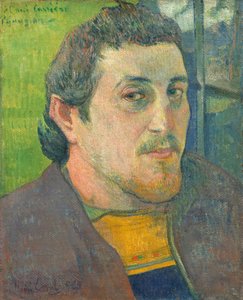 Zelfportret Gewijd aan Carrière door Paul Gauguin