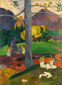 Tahitiaans:  Mata Mua in oude tijden door Paul Gauguin