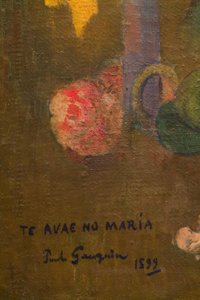 Te avae no Maria door Paul Gauguin