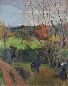 De wilg door Paul Gauguin