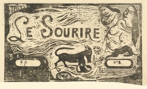 Titelpagina voor Le Sourire, in of na 1895