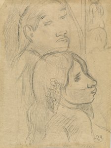 Twee Marquesanen [verso], ca. 1902