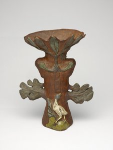 Vaas in de Vorm van een Exotische Plant, 1886-87 door Paul Gauguin