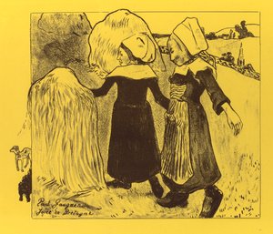 Volpini Suite: Vreugden van Bretagne (Joies de Bretagne) door Paul Gauguin