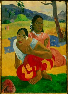 Wanneer ga je trouwen? (Nafea faa ipoipo) door Paul Gauguin