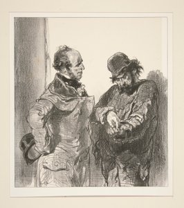 (Slecht besteed geld.) door Paul Gavarni