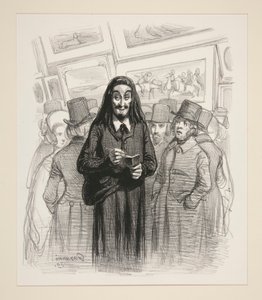 Aan de laster door Paul Gavarni