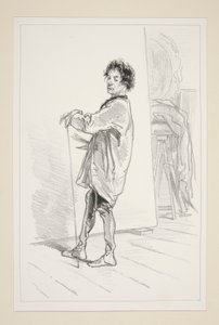 COMMERCE DES MUSES, - Rien n door Paul Gavarni