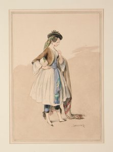 COSTUME DE GAVARNI, uitgevoerd door Moreau