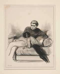 Cette madame de Lieusaint est-elle bête! door Paul Gavarni