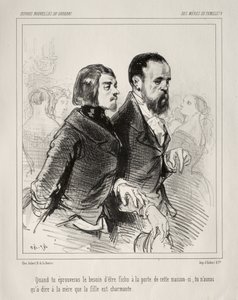 Des Mères de Famille! door Paul Gavarni