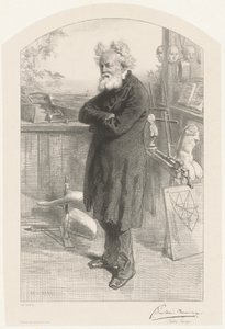 Frédéric Sauvage door Paul Gavarni