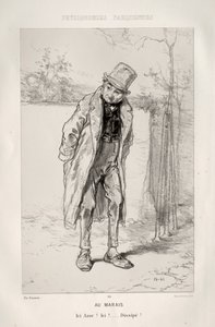 In de Wijk van de Marais door Paul Gavarni