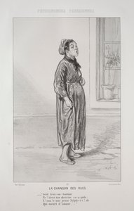 Het Lied van de Straten door Paul Gavarni