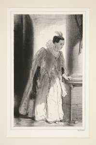 Marguerite de France. 1560. door Paul Gavarni
