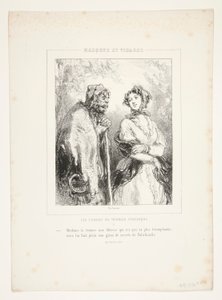 Madame la femme: une altesse qui n door Paul Gavarni