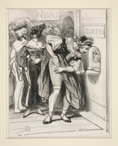 Nr. 1 - Een ruiter en een dame door Paul Gavarni