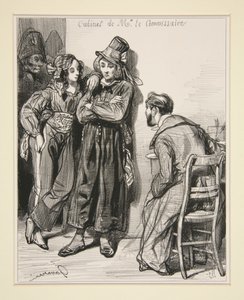 Nr. 2 - U wist niet dat deze dans door de autoriteiten verboden was?... door Paul Gavarni
