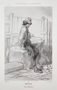 Rodeurs door Paul Gavarni