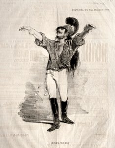 Herinneringen aan het Bal Chicard: Mignon-Minard door Paul Gavarni