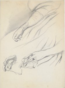 Studies van handen door Paul Gavarni