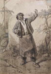 De twaalf maanden: oktober door Paul Gavarni