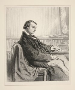 Théodore de Banville door Paul Gavarni
