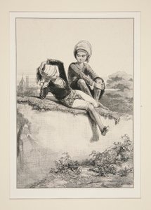 Thimothee (sic) Et Philemon door Paul Gavarni
