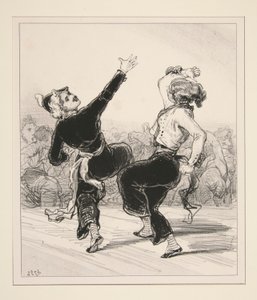 Een menuet door Paul Gavarni