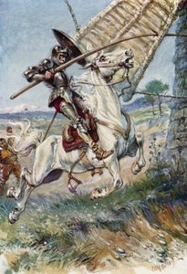 Don Quichot steekt zijn lans in het zeil