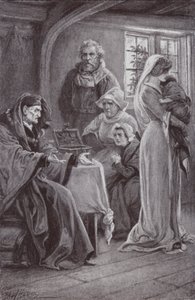 Illustratie voor The Cloister and The Hearth door Charles Reade door Paul Hardy