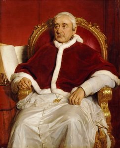 Portret van paus Gregorius XVI 1765-1846 door Paul Delaroche