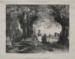 Fantasie, 1836 door Paul Huet
